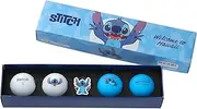 Volvik Golf Balls Stitch Hello Golf 4BALL Pack White x Blue 2025 Model 4 Piece Marker Set Authentic