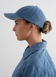 [aim'n] Denim Small Logo Cap