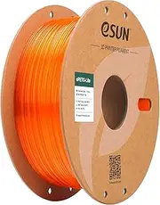 eSUN Basic PETG Filament 1.75mm, 3D Printer Filament PETG, Dimensional Accuracy +/- 0.05mm, 1KG Spool (2.2 LBS) 3D Printing Filament for 3D Printers,Orange