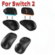 2PCS Gaming Controller Mouse For Switch 2 Joy-Con Ergonomic Left+Right Controller Bracket Game Handle Case Color Black