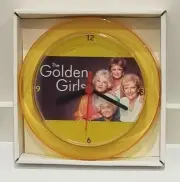 Golden Girls 7" Gold novelty wall/desk clock New Betty White Estelle Getty