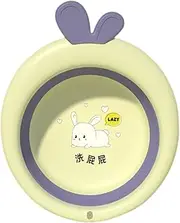 Foldable Baby Washbasin - Foldable Cartoon Washing Bowl for | Compact Facial Bathtubs for Babies, Foldable Baby Bath Washbasin, Portable Toddler Basin