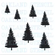Christmas Tree STENCIL for Painting Signs Canvas Fabric Wood Pallets DIY