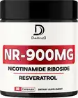 Dedicad 1000Mg NAD with Liposomal Nicotinamide Riboside Supplements plus Resvera