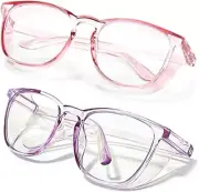 Safety Glasses for Women Nurses anti Fog Safety Goggles Protective Eyewear