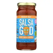 Salsa God - Smoky Garlic Chipotle 16 Oz (Pack of 6)