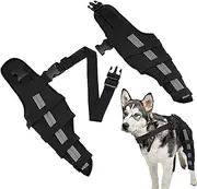 Dog Canine Knee Brace, Dog Leg Support Brace, Adjustable Breathable Dog Leg Sleeve Compression Support for Dog Torn Knee Back Leg