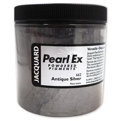 Jaquard Pearl Ex Powdered Pigments 4oz-#662 Antique Silver - 5A002HFW-1H5X1