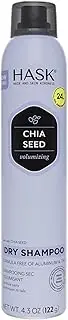 HASK Chia Seed Volumizing Dry Shampoo for all hair types, colour safe, aluminum free, gluten-free, sulfate-free, paraben-free - 1 168mL Can