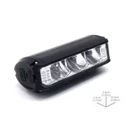 Front Bicycle LED Light Bike Light 4000Mah Lamp USB Night Riding Flashlight