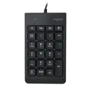 Rapoo K10 Wired Numeric NumberPad Keyboard Spill Resistant Design, Laser Carv...