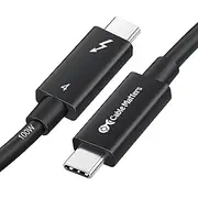 [Intel Thunderbolt Certified] Cable Matters 40Gbps Active Thunderbolt 4 Cable - 2m, USB C Thunderbolt 4 Cable for 8K Video & 100W Charging, Compatible with USB-C, USB4, and Thunderbolt 3, Black