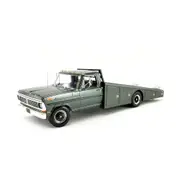 Acme Licensed 1:18 Scale Ford F-350 Ramp Truck 1970 Diecast Model Toy Highland Green