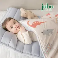 在飛比找momo購物網優惠-【韓國 Juho deco】兒童抗敏防蹣睡袋-恐龍世界(附收