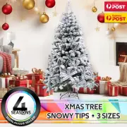 Christmas Tree Lush Snowy Tips Decorations Snow White 1.5 1.8 2.1 Metres