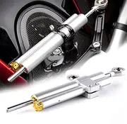 375mm Universal CNC Motorcycle Adjustable Steering Stabilize Damper Bracket Mount