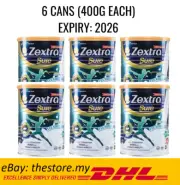 6 Cans Zextra Sure Milk Powder 400g Knee Back Pain Strengthen Bones -Original