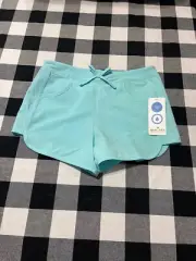 Girls Magellan Fish Gear Caddo Lake Shorts Lightweight Size M 3 Inseam Teal Nwt