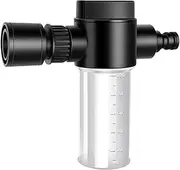 Foam Cannon Garden Hose | 100ml Pressurized Foam Cannon - Adjustable Sprinkler, Precision Garden Waterer with Scale for Outdoor Patio Lawn