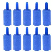 Catzon Air Stones 10PCS Cylinder Bubble Diffuser Airstones For Aquarium Fish Tank Pump-Blue