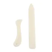 2PCS/Set White Bone Folder Paper Creaser Tool Scoring Folding Creasing AOS CR