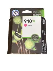 Genuine hp 940XL Magenta High Yield Ink Cartridge - Expired 02/2018