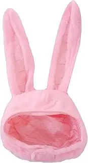 Women Plush Fun Bunny Ears Hood, Rabbit Costume Hats for Photograph Christmas Easter Party