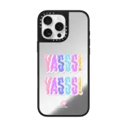 iPhone 16 Pro Max Mirror Case MagSafe Compatible Yass Colorful Typography