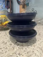 Tupperware Servalier Salad Bowls Set Of Three