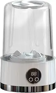Portable Washer, Compact Washing Machine, 20x13cm, Lightweight Underwear Washer, USB Rechargeable, Battery-Powered, 1000ml Capacity, White Purple Green, Ideal for Apartments