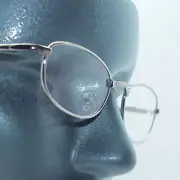 Delicate Lightweight Silver Metal Frame +1.00 Reading Glasses
