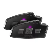 2X FODSPORTS FX10C Bluetooth Mesh Intercom Motorcycle Headset 50 Riders Speakers