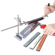 RUIXINPRO Knife Sharpener Kitchen Grinder Sharpening System with 4 Whetstone
