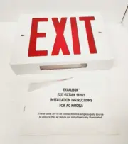 ENERGENCY EXIT FIXTURE EXCALIBUR GOOD CONDITION