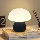 Mushroom LED Touch Table Lamp USB Rechargeable Night Light Nordic Desk Decor