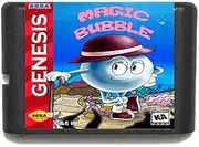 Royal Retro Magicl Bubble 16 bit MD Game Card For 16 bit Sega MegaDrive Genesis game console (JAP Shell)
