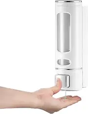 400ML Hand Body Wash Dispenser, Soap Dispenser Bathroom Wall Mounted Hand Shampoo and Shower Gel Dispenser, Kitchen Dish Detergent Container, Liquid Soap Dispenser for Kitchen,Office, Hotel and School