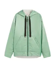 Double-sided zipper cotton suit IT38 Green