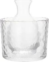 BRIGHTFUFU 1Set Japanese Style Ice Bucket Sake Bottle Practical Sake Flagon for Wine Warmer Transparent Design for Enhancing Flavor for Enjoying Japanese Sake Culture