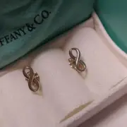 Tiffany & Co. Earrings Infinity Unused Very Cute !!