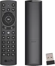 Backlit Voice Remote Control,USB Wireless Voice Control Sensing 2.4G Air Remote Mouse with IR Learning for PC,Projector,Smart TV,Android TV Box,Nvidia Shield(G20S Pro)