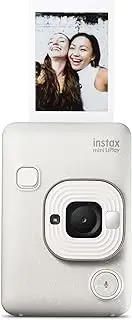 [Fujifilm] INSTAX Mini LIPLAY Hybrid Instant Camera - Misty White