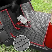 Golf Cart for Yamaha G29/Drive Floor Mat, Upgraded Non-Slip Full Coverage Liner Mat Fit to Yamaha Drive (Gen1), G29, YDR, Adventurer (2007-2016) Models,Thick 1/3'' Heavy Duty Natural Rubber Mats
