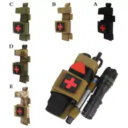 Tactical Molle Flashlight Pouch Outdoor Portable Knife Holster Waist Belt Bag