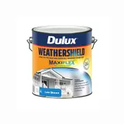 Dulux 4L Vivid White Low Sheen Weathershield Exterior Paint - 4L