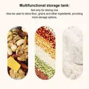 Rice Storage Container Airtight Multifunctional Rice Canister With Cup For Fl HG