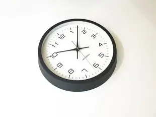 KATOMOKU muku clock 11 梣樹 黑色 (km-94B) 掛鐘 日本製造