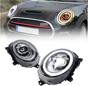 Car Styling Compatible For BMW And Mini-Cooper F56 2014-2019 All Headlight Assembly With Super Bright Bi LED Projector Lens Dymamic Version