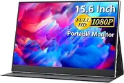 cocopar Portable Travel Monitor 15.6 Inch 1080P FHD IPS HDR HDMI USB-C Portable Screen for Laptop PC Mac Surface PS4/5, with Smart Cover, VESA Mountable