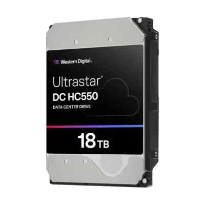 WD Ultrastar DC HC550 18TB 3.5" SATA 7200RPM 512e/4Kn SE Hard Drive